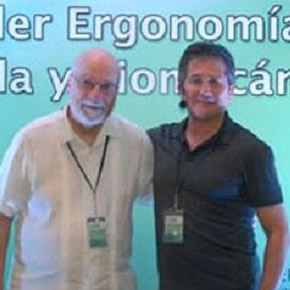 Dr. Tom Albin and Dr. Carlos Espejo Guasco at Training Course.